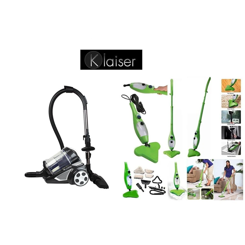Klaiser Pack Aspirateur Sans Sac Multi Cyclone Alligator Xtreme Force-...
