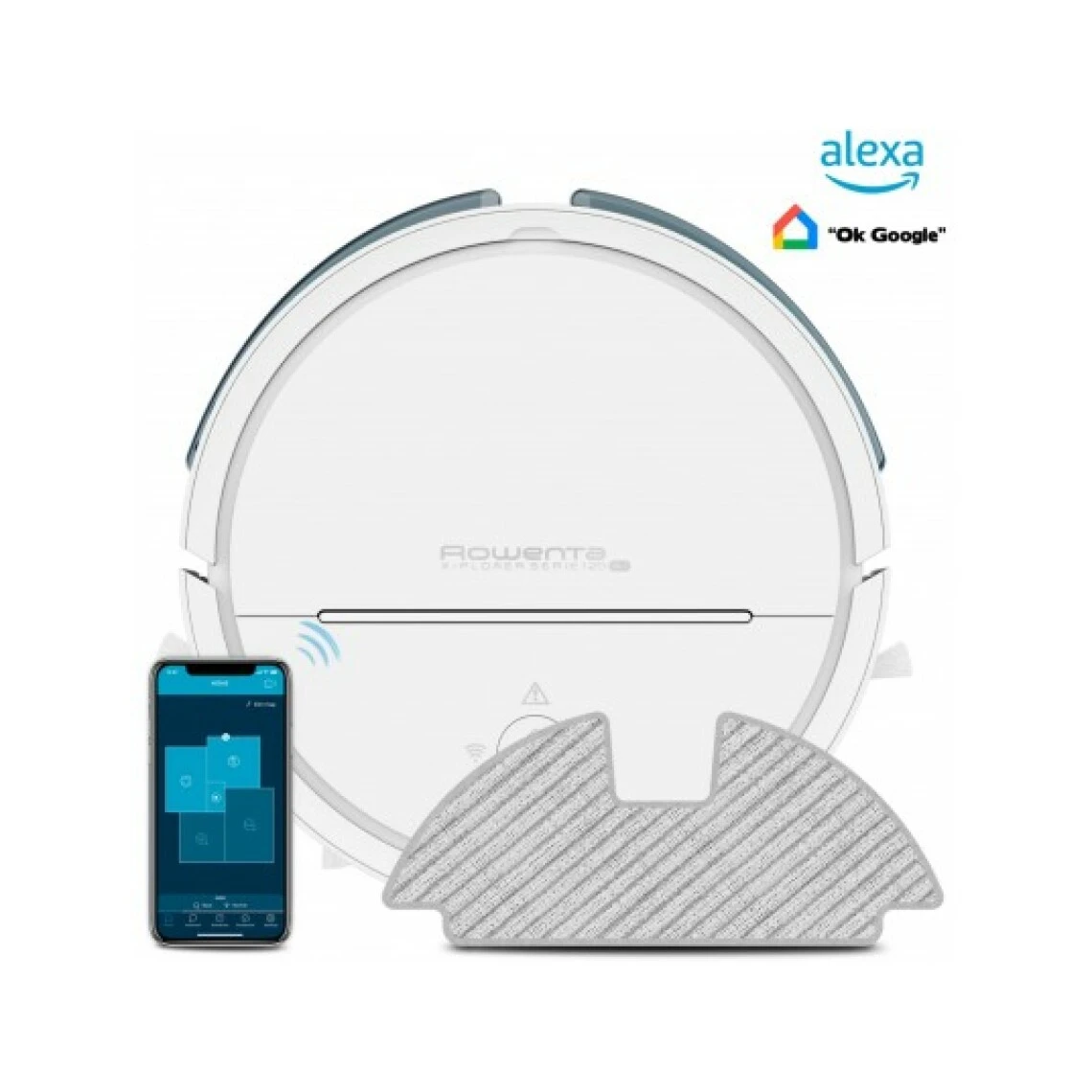 Rowenta Aspirateur Robot X-PLORER Serie 120 AI RR7877WH – Image 2