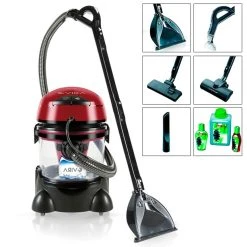 MPM Aspirateur Shampouineuse Spécial Moquette / Tapisserie Sec/humide 4 E...