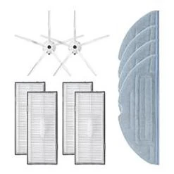 GENERIC Brosses Latérales 4PCS Filtre 4PCS Chiffon De Nettoyage Pour Roborock...