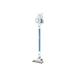 Candy CVIVA20 Aspirateur Balai 0.7L 22V 35mn Câble Electrique Blanc Et Bleu
