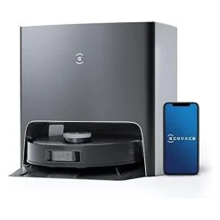 Ecovacs DEEBOT X1 Turbo Aspirateur Robot 4L 14.4V 67dB Lavage Automatique De S...