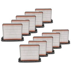 Vhbw Lot De 10x Filtres D'aspirateur Compatible Avec Metabo ASR 35 H A...